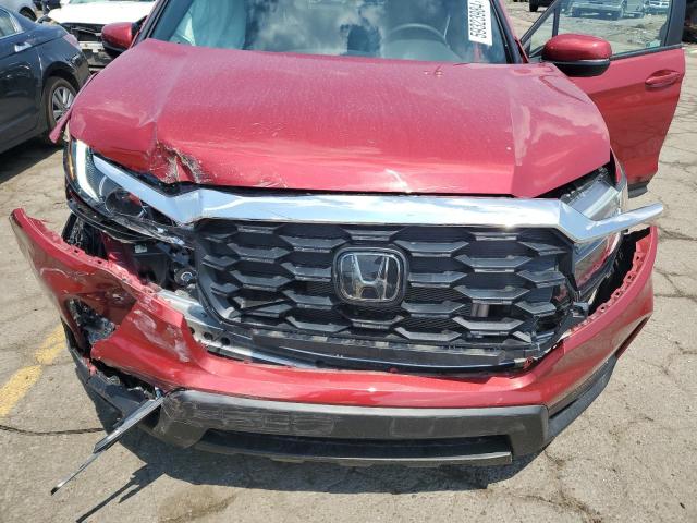 5FNYF8H5XPB020025 - 2023 HONDA PASSPORT EXL RED photo 12