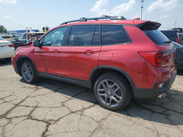 5FNYF8H5XPB020025 - 2023 HONDA PASSPORT EXL RED photo 2