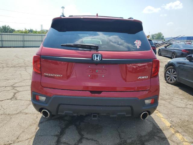 5FNYF8H5XPB020025 - 2023 HONDA PASSPORT EXL RED photo 6