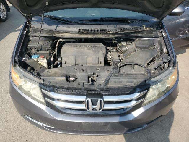 5FNRL5H62EB070824 - 2014 HONDA ODYSSEY EXL GRAY photo 12