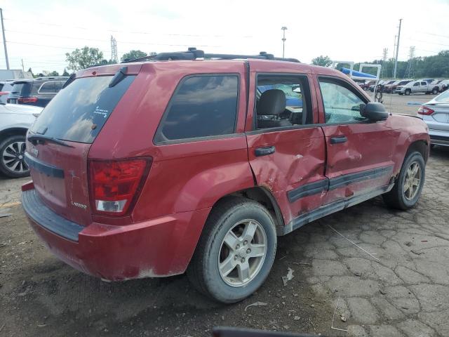 1J4GR48K15C665958 - 2005 JEEP GRAND CHER LAREDO RED photo 3