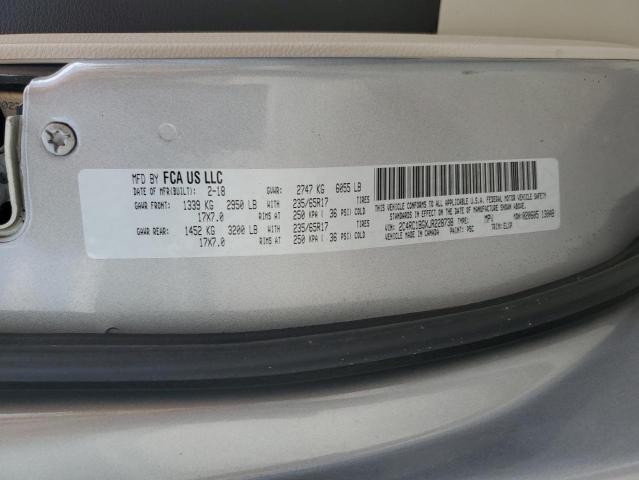 2C4RC1BGXJR228738 - 2018 CHRYSLER PACIFICA TOURING L 银色 照片 13