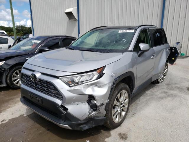 JTMN1RFV6KD520225 - 2019 TOYOTA RAV4 LIMITED SILVER photo 2