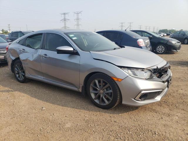 JHMFC1F72KX008976 - 2019 HONDA CIVIC EXL SILVER photo 4