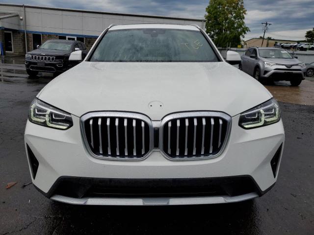 5UX53DP0XN9J63461 - 2022 BMW X3 XDRIVE30I WHITE photo 5