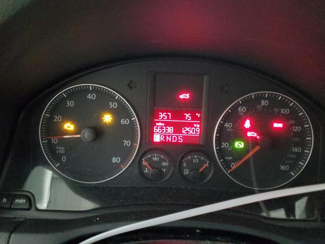 3VWRJ71K98M173468 - 2008 VOLKSWAGEN JETTA WOLFSBURG 黑色 照片 9