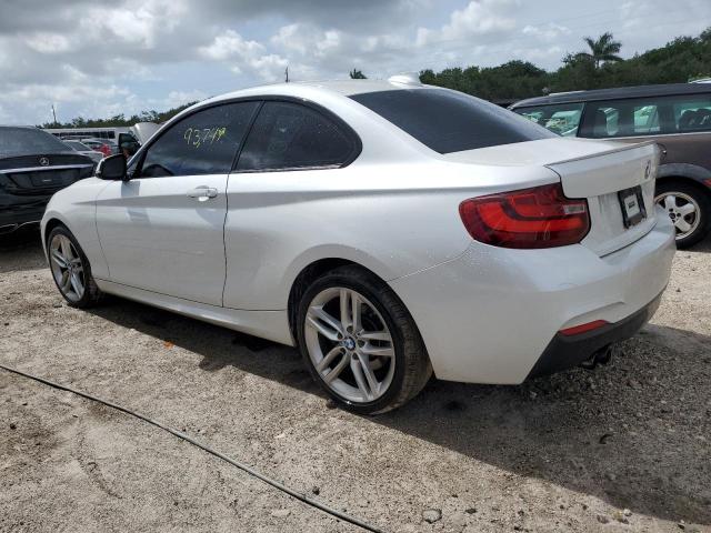 WBA1G9C56FVX96774 - 2015 BMW 228 XI SULEV WHITE photo 2