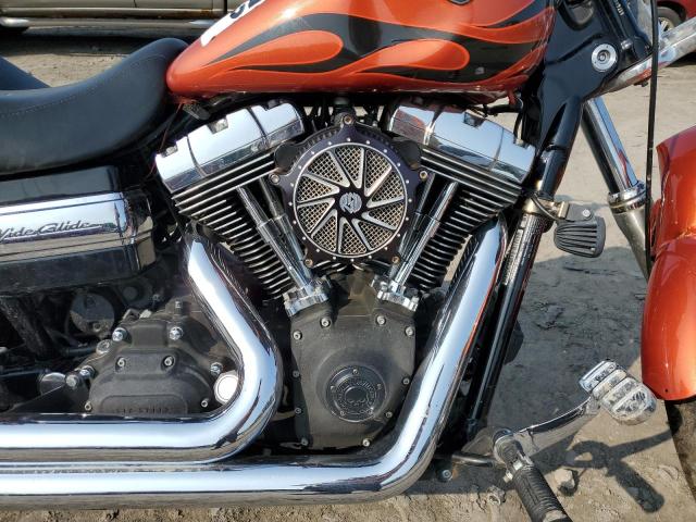 1HD1GP411BC304918 - 2011 HARLEY-DAVIDSON FXDWG ORANGE photo 7