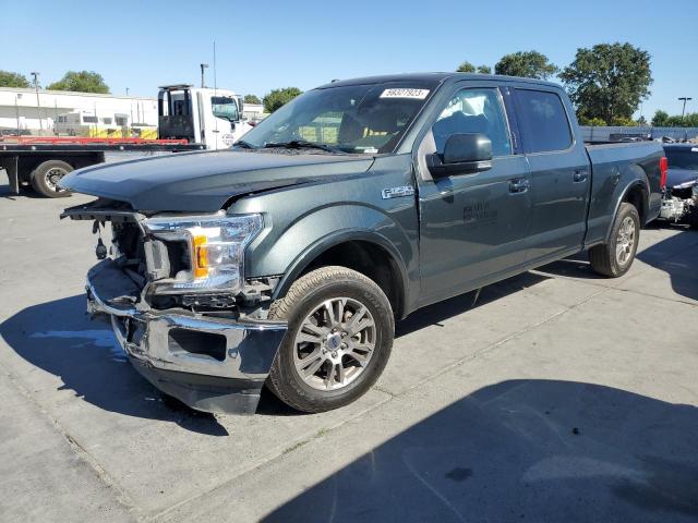 1FTEW1CP7JKC85109 - 2018 FORD F150 SUPERCREW GREEN photo 1