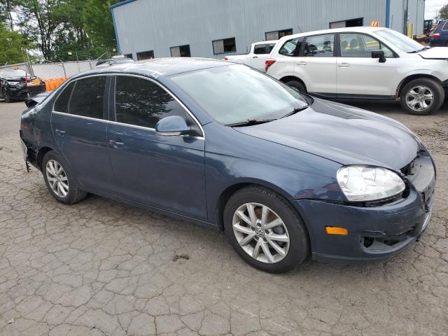 3VWRZ7AJ1AM044260 - 2010 VOLKSWAGEN JETTA SE BLUE photo 4