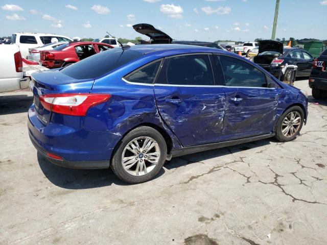 1FAHP3H25CL470359 - 2012 FORD FOCUS SEL BLUE photo 3