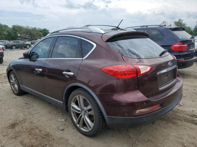 JN1AJ0HP6BM801467 - 2011 INFINITI EX35 BASE BURGUNDY photo 2