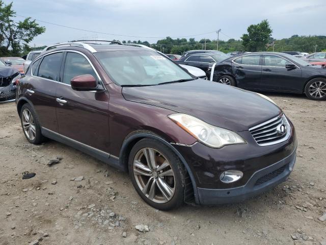 JN1AJ0HP6BM801467 - 2011 INFINITI EX35 BASE BURGUNDY photo 4