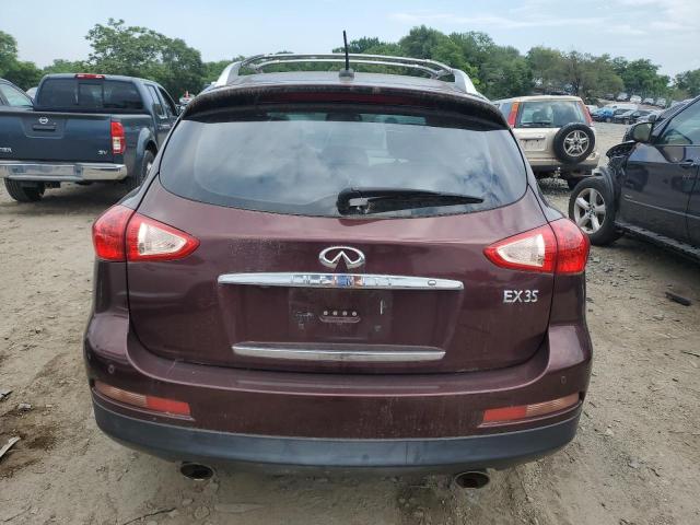JN1AJ0HP6BM801467 - 2011 INFINITI EX35 BASE BURGUNDY photo 6