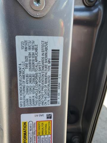 5J6RS3H70RL002762 - 2024 HONDA CR-V EXL SILVER photo 14