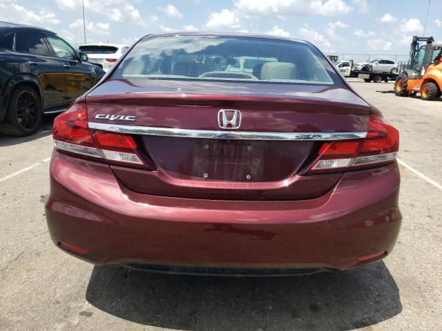 19XFB2F95DE076672 - 2013 HONDA CIVIC EXL MAROON photo 6