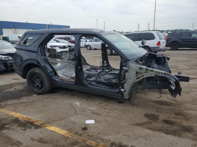 1FM5K8AB1NGB77648 - 2022 FORD EXPLORER POLICE INTERCEPTOR 黑色 照片 4