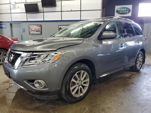 5N1AR2MMXFC693360 - 2015 NISSAN PATHFINDER S GRAY photo 1