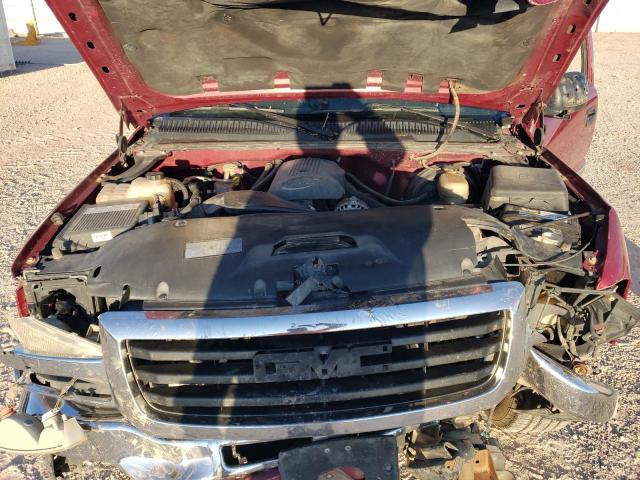 2GTEC13T661140639 - 2006 GMC NEW SIERRA C1500 MAROON photo 11