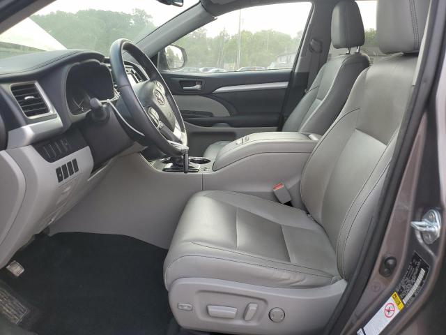 5TDJKRFH6GS501871 - 2016 TOYOTA HIGHLANDER XLE GRAY photo 7