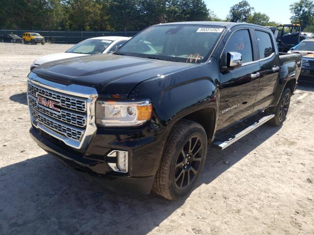 1GTG6EEN2M1102964 - 2021 GMC CANYON DENALI BLACK photo 2