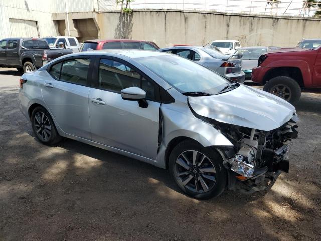 3N1CN8EVXML845287 - 2021 NISSAN VERSA SV SILVER photo 4