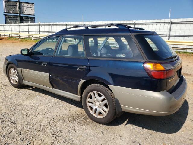 4S3BH675027650365 - 2002 SUBARU LEGACY OUTBACK AWP BLUE photo 2