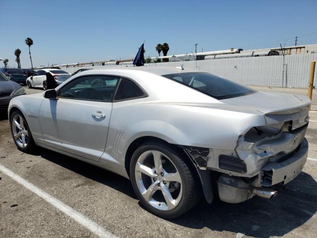 2G1FC1E30D9135302 - 2013 CHEVROLET CAMARO LT SILVER photo 2