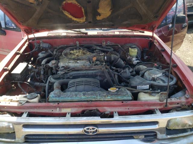 JT4VN93D8R5041793 - 1994 TOYOTA PICKUP 1/2 TON EXTRA LONG WHEELBASE RED photo 11