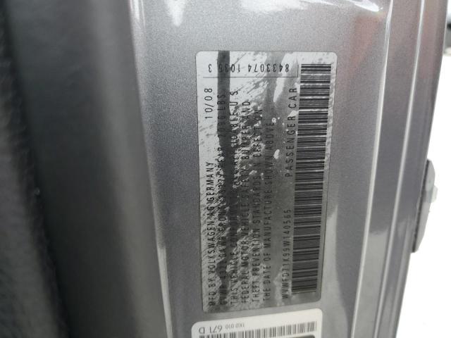 WVWFD71K99W140565 - 2009 VOLKSWAGEN GTI GRAY photo 12