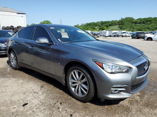 JN1BV7AR9FM419467 - 2015 INFINITI Q50 BASE GRAY photo 4