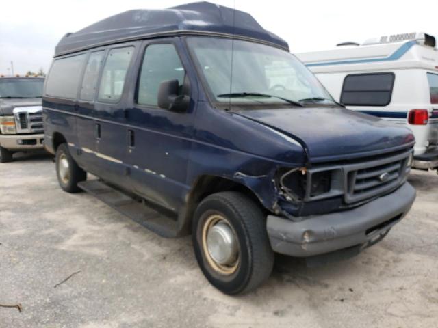 1FBNE31L26DB30658 - 2006 FORD ECONOLINE E350 SUPER DUTY WAGON BLUE photo 1