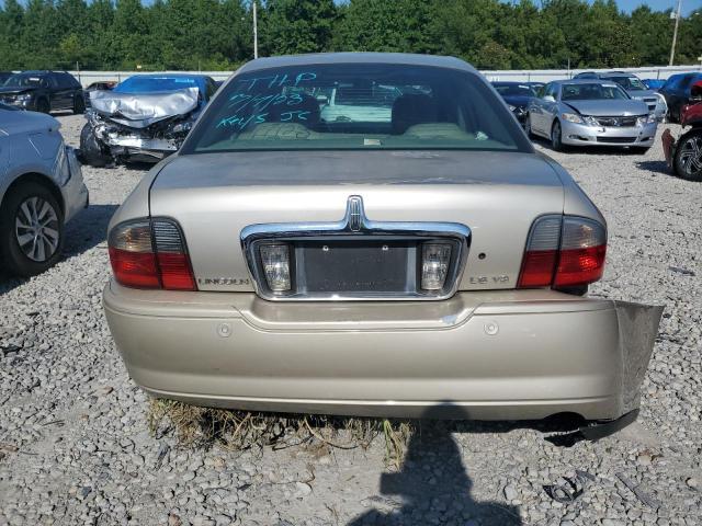 1LNHM87A74Y624983 - 2004 LINCOLN LS BEIGE photo 6