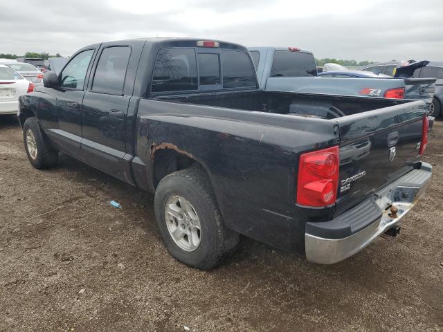 1D7HE48J06S541237 - 2006 DODGE DAKOTA QUAD SLT BLACK photo 2