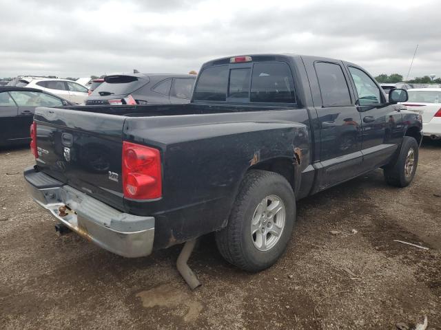 1D7HE48J06S541237 - 2006 DODGE DAKOTA QUAD SLT BLACK photo 3
