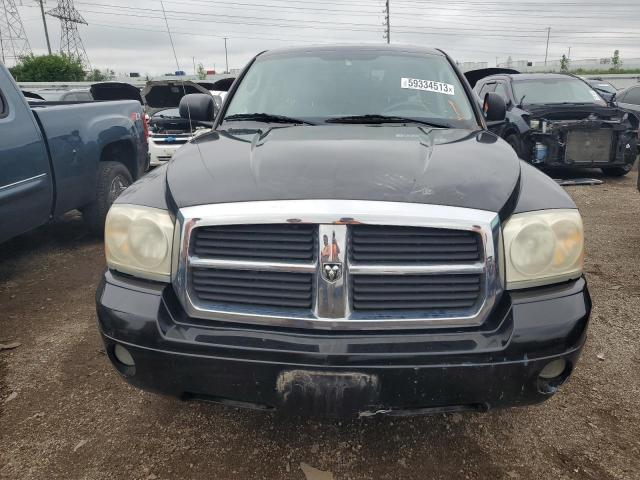 1D7HE48J06S541237 - 2006 DODGE DAKOTA QUAD SLT BLACK photo 5