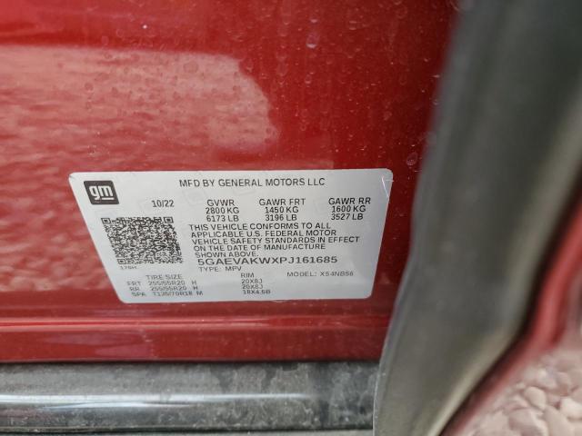 5GAEVAKWXPJ161685 - 2023 BUICK ENCLAVE ESSENCE 栗色 照片 13