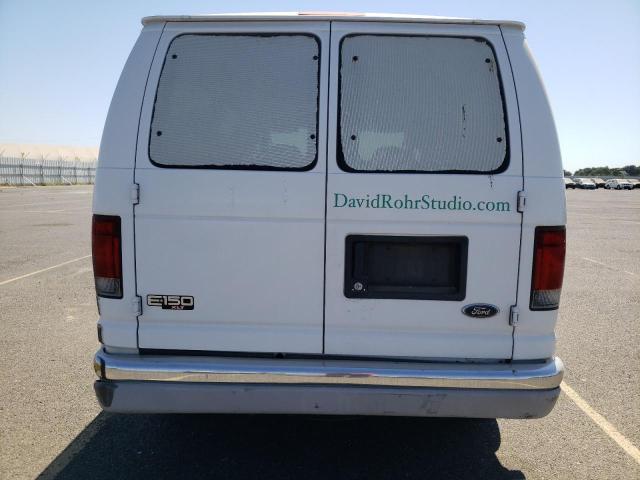 1FDRE11W63HB25961 - 2003 FORD ECONOLINE E150 WAGON WHITE photo 6