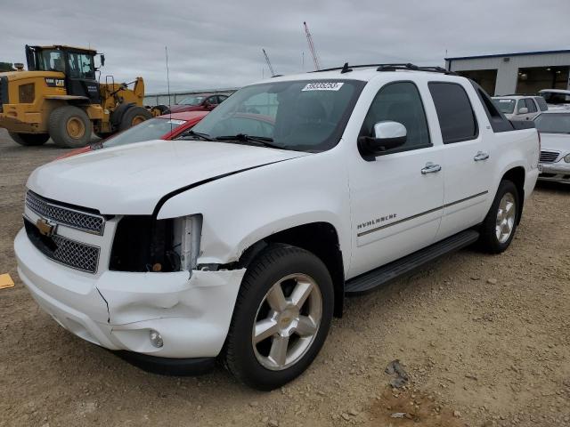 3GNTKGE37BG200639 - 2011 CHEVROLET AVALANCHE LTZ WHITE photo 1