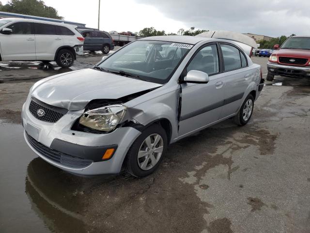 KNADE223796448331 - 2009 KIA RIO BASE SILVER photo 1