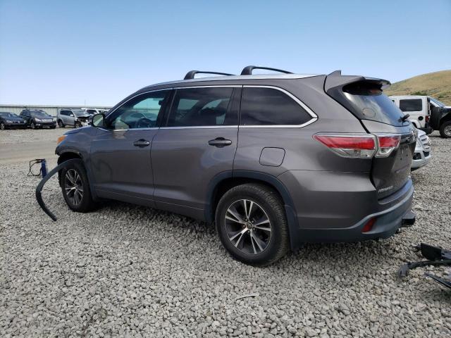 5TDJKRFH6GS280840 - 2016 TOYOTA HIGHLANDER XLE SILVER photo 2