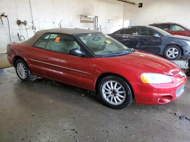 1C3EL55U21N632545 - 2001 CHRYSLER SEBRING LXI RED photo 4