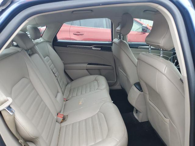 3FA6P0HD4JR192706 - 2018 FORD FUSION SE BLUE photo 10