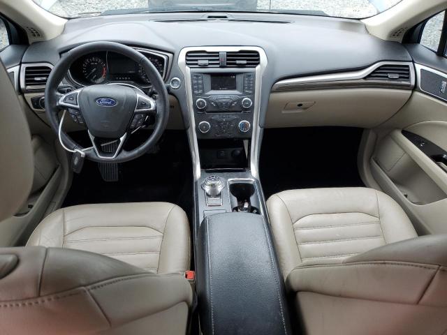 3FA6P0HD4JR192706 - 2018 FORD FUSION SE BLUE photo 8