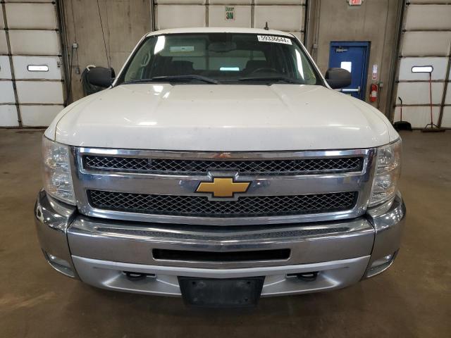 1GCPKSE79CF232835 - 2012 CHEVROLET SILVERADO K1500 LT WHITE photo 5