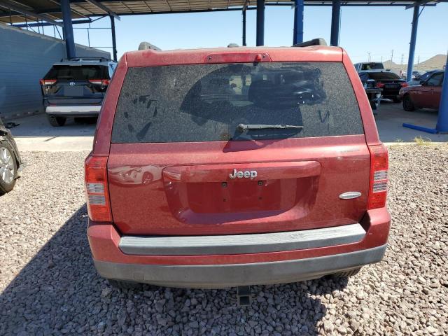 1C4NJPFA4CD526821 - 2012 JEEP PATRIOT LATITUDE RED photo 6