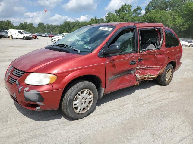 1D4GP24R76B589093 - 2006 DODGE GR CARAVAN SE BURGUNDY photo 1