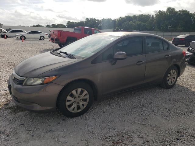 2HGFB2F59CH520508 - 2012 HONDA CIVIC LX GRAY photo 1