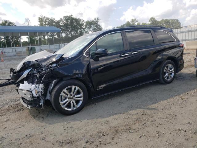 5TDXSKFC0MS040460 - 2021 TOYOTA SIENNA XSE BLACK photo 1