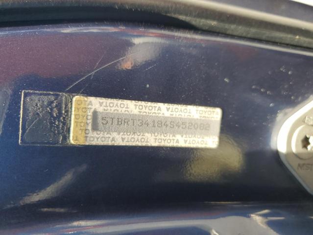 5TBRT34184S452082 - 2004 TOYOTA TUNDRA ACCESS CAB SR5 BLUE photo 12